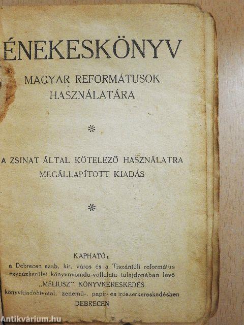 Énekeskönyv (rossz állapotú)