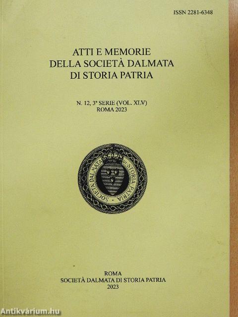 Atti e Memorie della Societá Dalmata di Storia Patria 12.