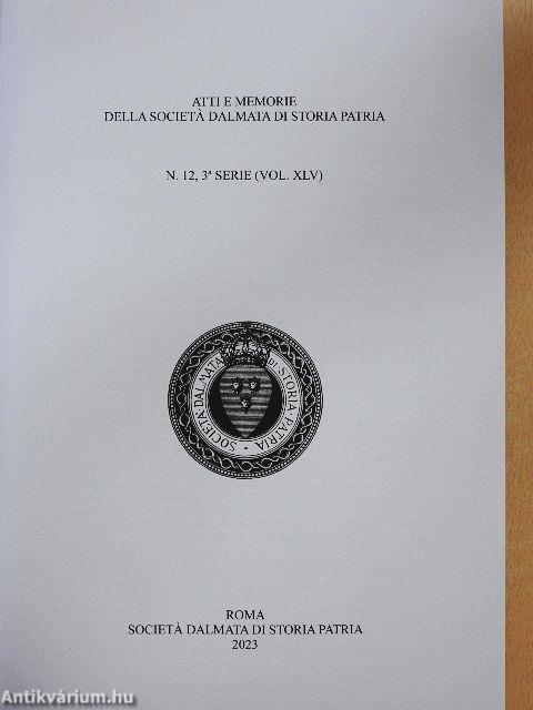 Atti e Memorie della Societá Dalmata di Storia Patria 12.