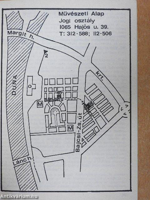 A Magyar Népköztársaság Művészeti Alapja Tájékoztatója 1982/1.