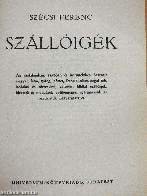 Szállóigék