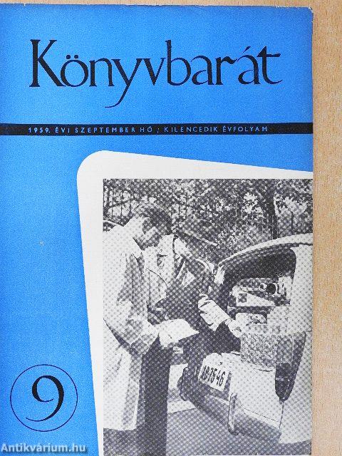 Könyvbarát 1959. szeptember