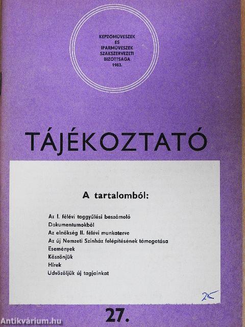 Tájékoztató 27.