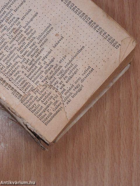 Énekeskönyv (rossz állapotú)