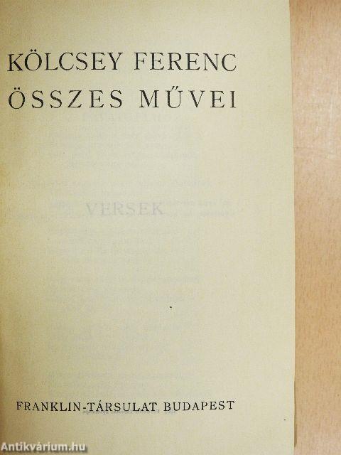 Kölcsey Ferenc összes művei