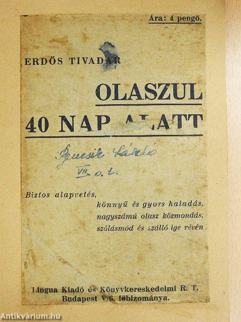 Olaszul 40 nap alatt