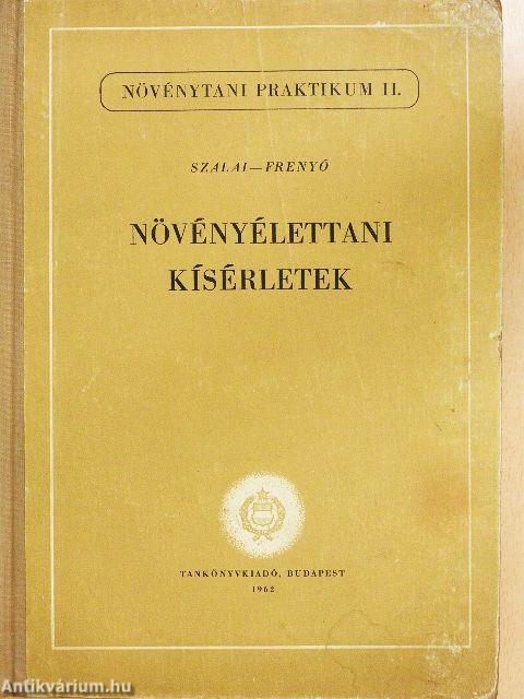 Növényélettani kísérletek