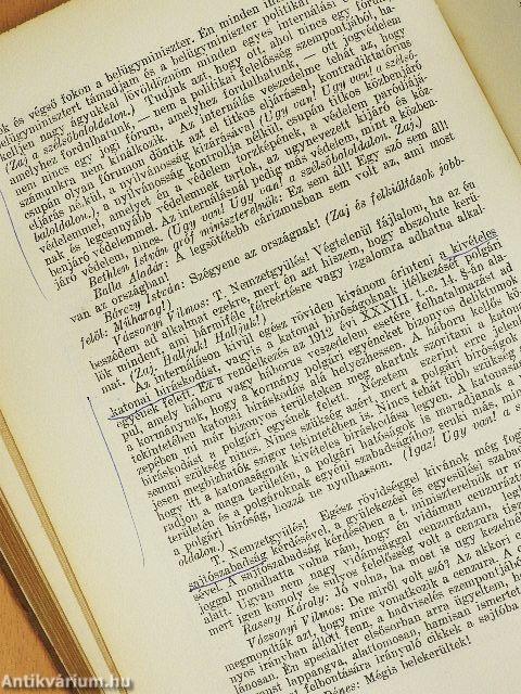 Vázsonyi Vilmos beszédei és írásai I-II. (rossz állapotú)