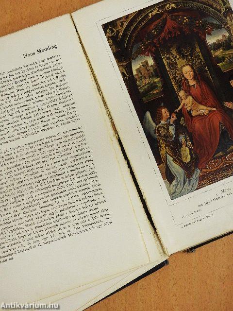 A képirás régi nagy mesterei szines képekben (rossz állapotú)