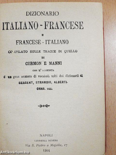 Dizionario Italiano-Francese e Francese-Italiano