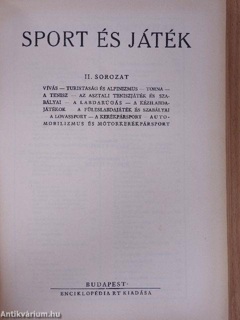 Sport és játék I-II. (rossz állapotú)