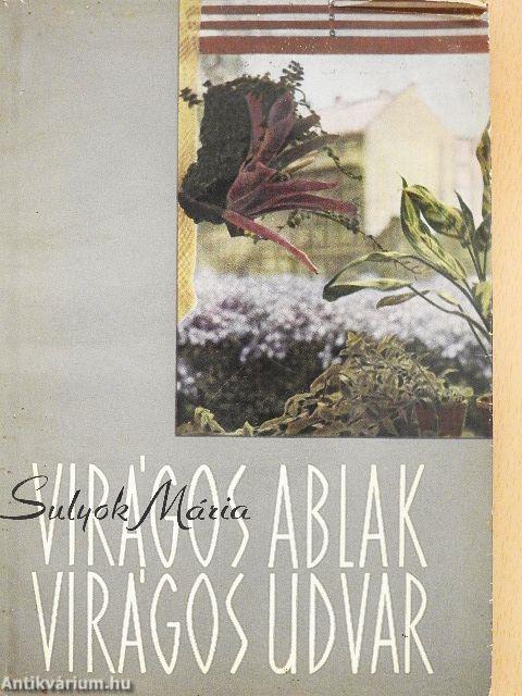 Virágos ablak, virágos udvar