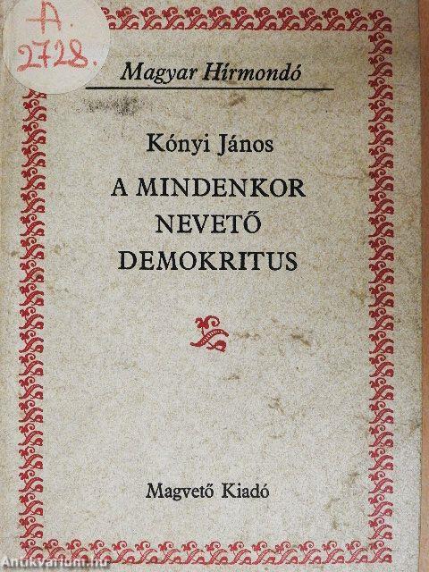 A mindenkor nevető Demokritus