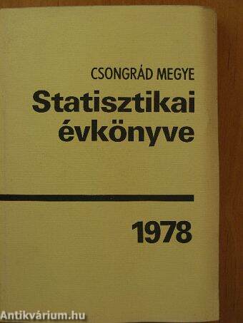 Csongrád megye statisztikai évkönyve 1978