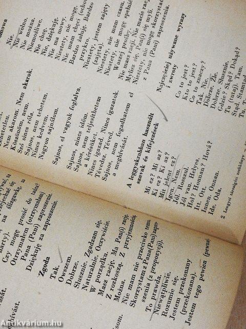 Lengyel társalgási zsebkönyv