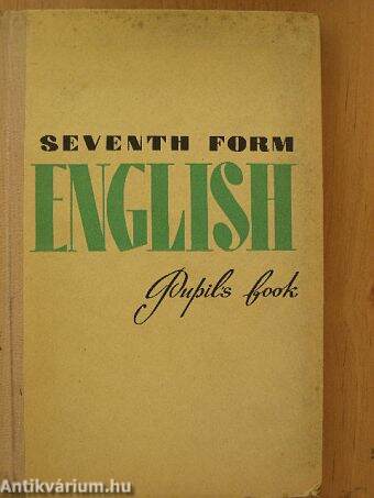Seventh form English Pupil's Book