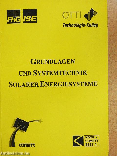 Grundlagen und Systemtechnik Solarer Energiesysteme