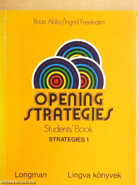 Opening Strategies 1. - Students' Book/Workbook