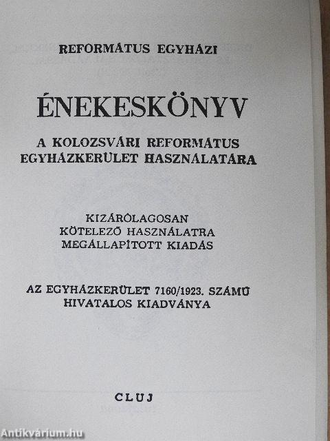 Református egyházi énekeskönyv