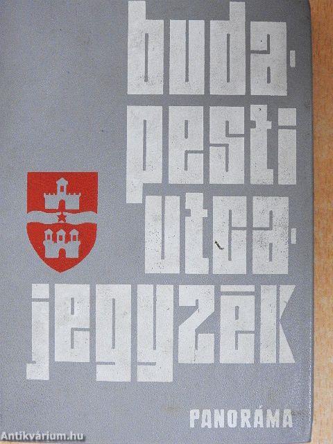 Budapesti utcajegyzék 1974