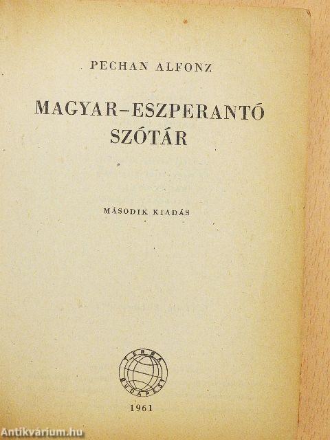 Magyar-eszperantó szótár