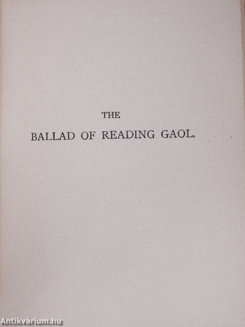De Profundis and The Ballad of Reading Gaol