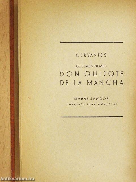 Az elmés nemes Don Quijote de la Mancha I-II.