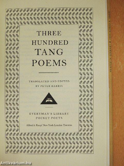 Three Hundred Tang Poems