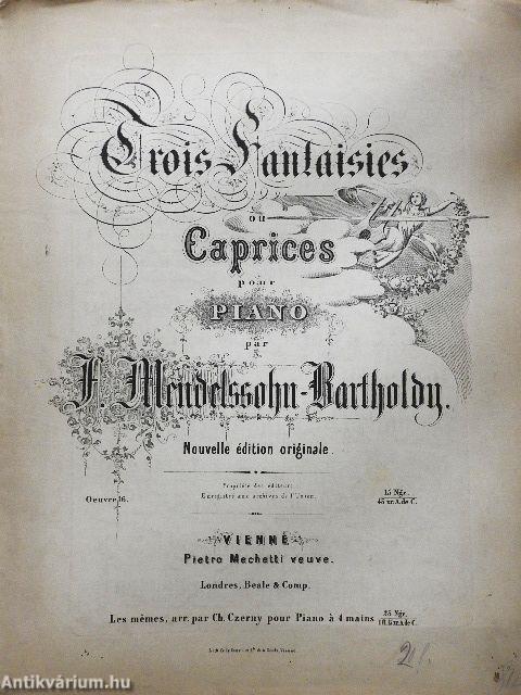 Erois Fantaisies ou Caprices 