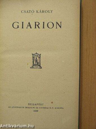 Giarion/Kánaán könyve/Dr. Pokol