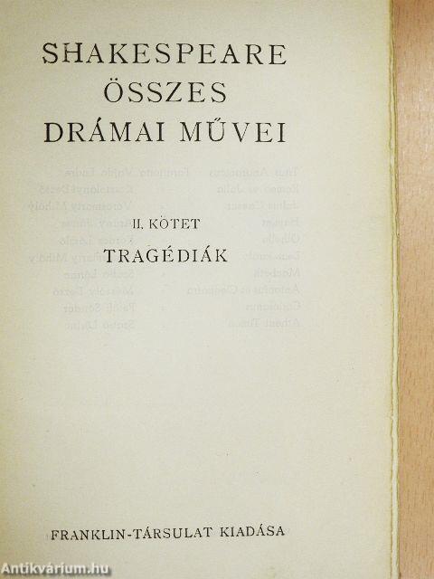 Shakespeare összes drámai művei I-IV.