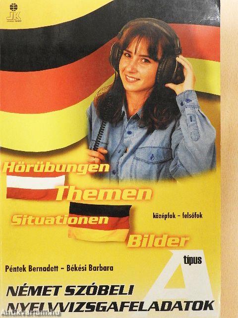 Német szóbeli nyelvvizsgafeladatok