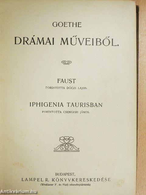 Goethe drámai műveiből