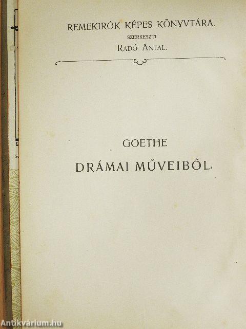 Goethe drámai műveiből