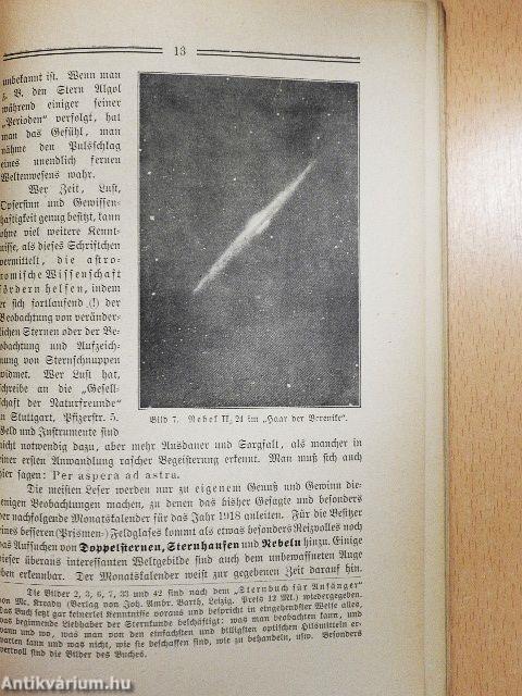 Sternbüchlein für 1918. (gótbetűs)