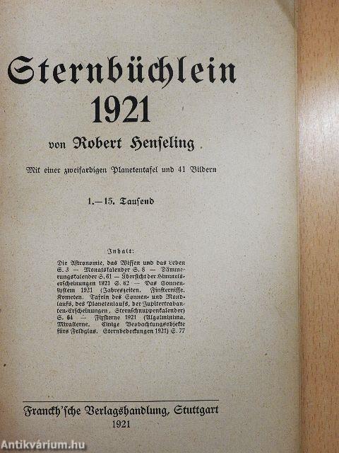 Sternbüchlein 1921. (gótbetűs)