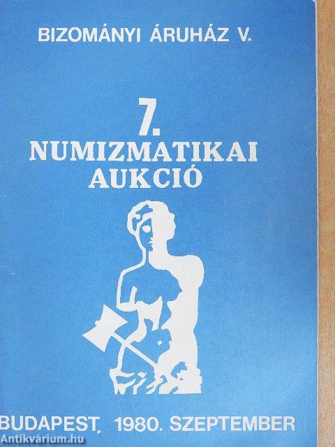 7. Numizmatikai Aukció