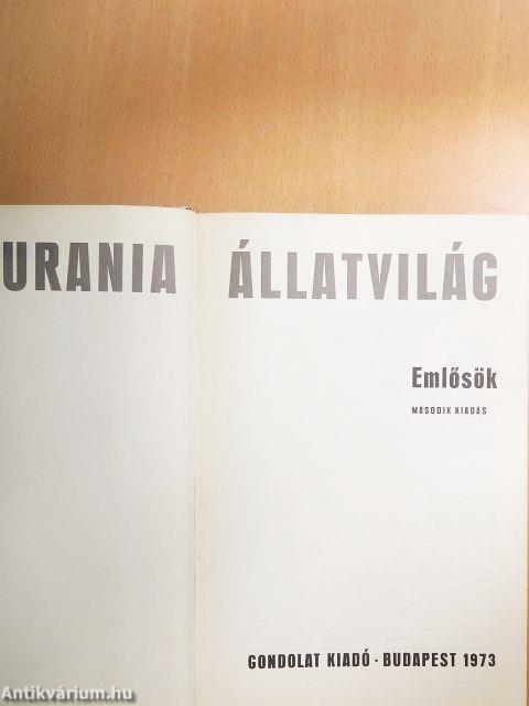 Urania Állatvilág - Emlősök