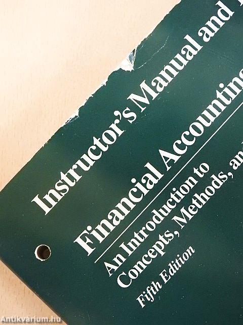 Financial Accounting: An Introduction to Concepts, Methods, and Uses