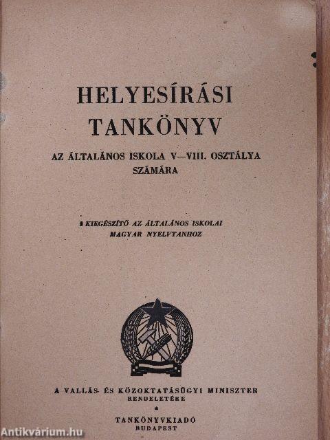 Helyesírási tankönyv