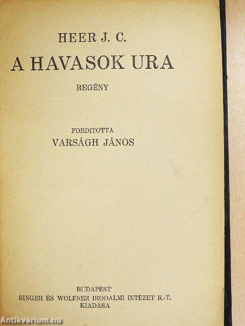 A havasok ura