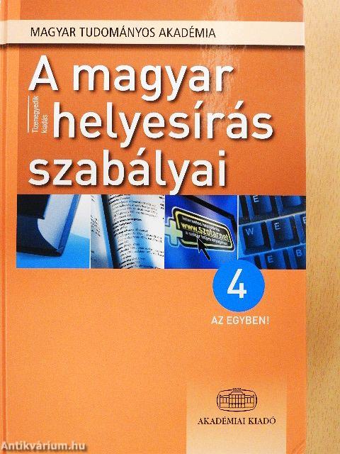 A magyar helyesírás szabályai