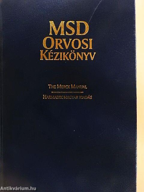 MSD Orvosi Kézikönyv