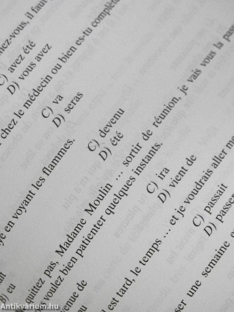 Gyakorlókönyv a francia írásbeli nyelvvizsgához