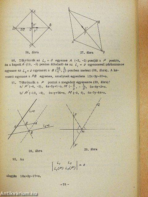Geometriai példatár III.