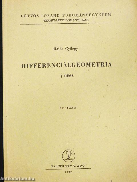 Differenciálgeometria I.