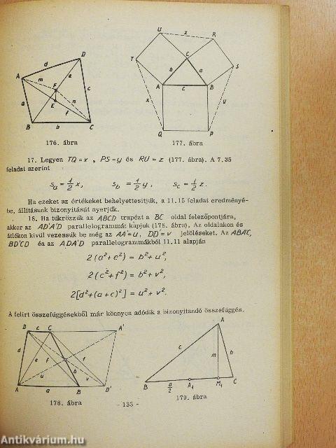 Geometriai példatár I.