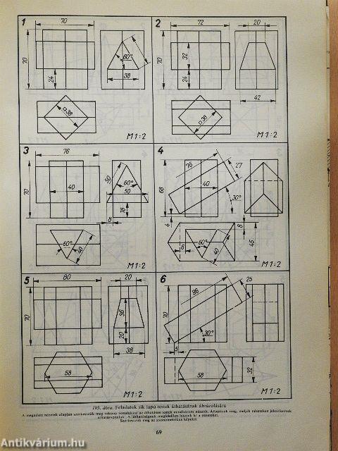 Géplakatos és autószerelő szakrajzi és rajzolvasási példatár