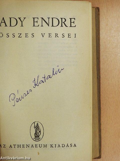 Ady Endre összes versei