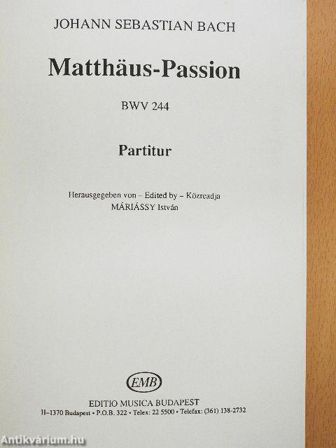 Matthus-Passion